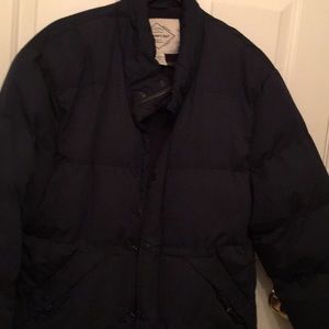 St Johns Bay navy blue Water resistant puffer!